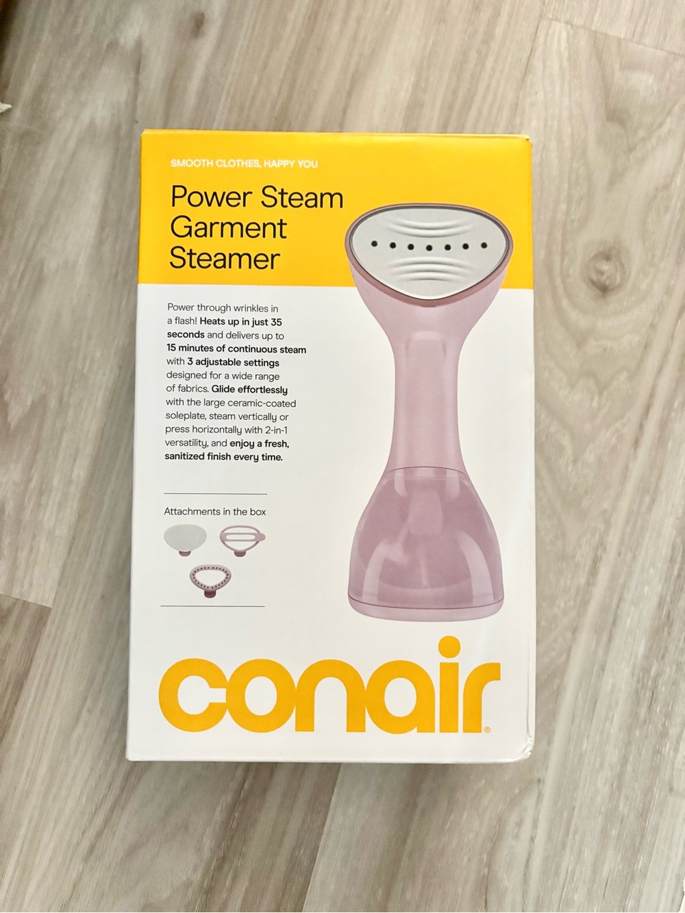 Conair Power Steam Garment Steamer - Pink